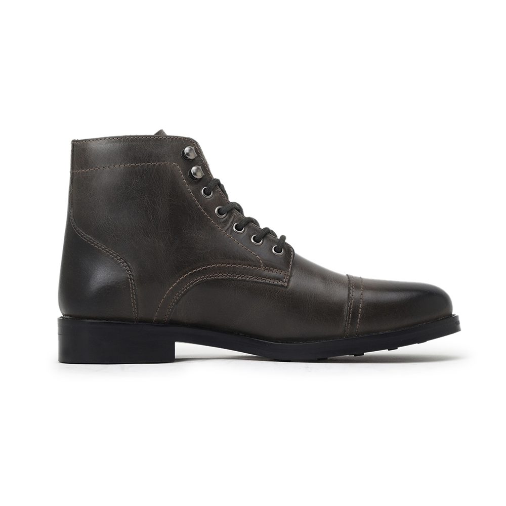 Mens Leather Lace UP Boots