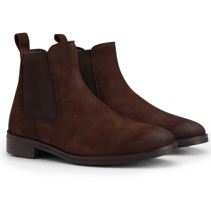 Brown Leather Chelsea Boot