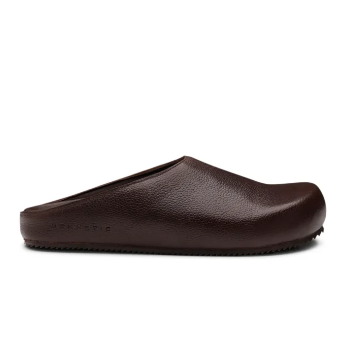 Penny Brown Leather Mules